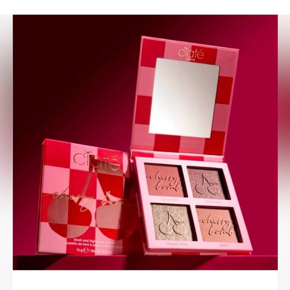 Ciate London Cherry Bomb Blush and Highlighter Palette